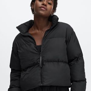 Fabletics cropped puffer jacket